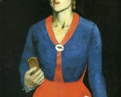 卡兹米尔马列维奇 - Portrait of the Artist Wife